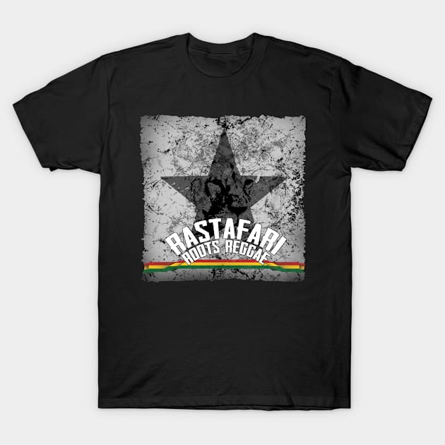 rastafari roots reggae T-Shirt by Periartwork